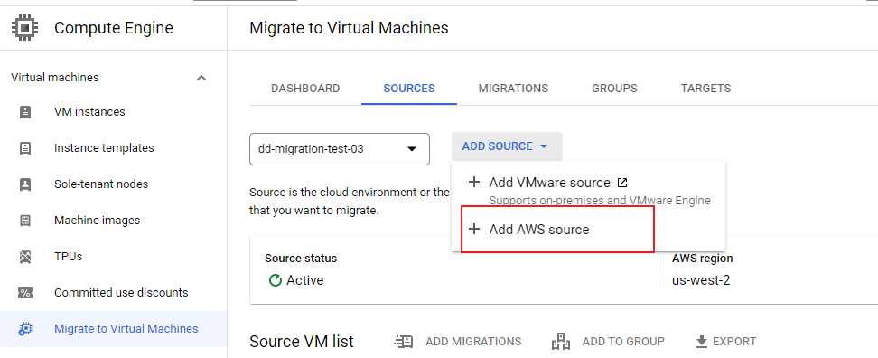 使用Migrate to Virtual Machines 迁移 AWS EC2至Google Cloud GCE 谷歌云GCP 第16张