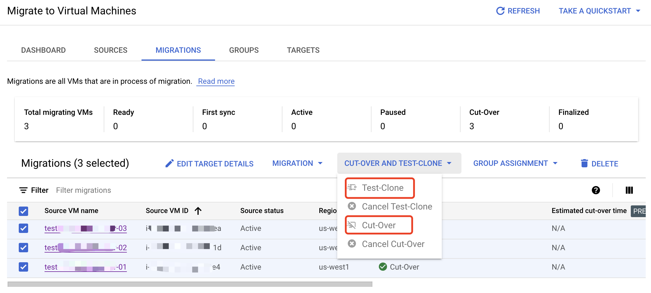 使用Migrate to Virtual Machines 迁移 AWS EC2至Google Cloud GCE